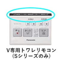 パナソニック アラウーノＶ 専用トワレS5 CH325WS リモコン洗浄