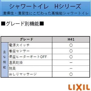 LIXIL(リクシル) BC-Z30H+DT-Z350H+CW-H41 アメージュ便器+シャワートイレHシリーズ[床排水][排水芯120/200~550mm][手洗いなし]