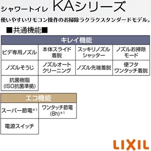 LIXIL(リクシル) BC-Z30H+DT-Z350H+CW-KA31QC アメージュ便器+シャワートイレKAシリーズ[床排水][排水芯120･200～550mm][手洗いなし]