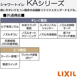 LIXIL(リクシル) BC-Z30PM+DT-Z380PM+CW-KA31 アメージュ便器+シャワートイレKAシリーズ[壁排水][排水芯155mm][手洗い付き]