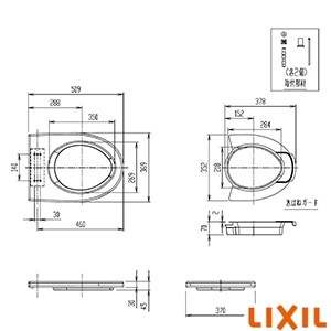 LIXIL(リクシル) CWA-230 補高便座（単品）［30mmタイプ］