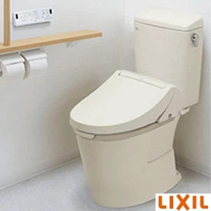 LIXIL(リクシル) CWA-230KA31A シャワートイレ付補高便座 KAシリーズ[貯湯式][壁リモコン][KA31][フルオート便器洗浄付 蜜結タンク用][30mmタイプ]