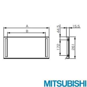 GK-09P2 エアーカーテン用化粧パネル