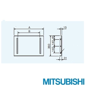 MK-12P2 エアーカーテン用化粧パネル