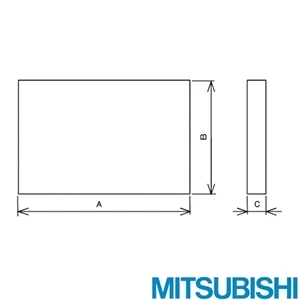 PS-40GYF 有圧換気扇用予備フィルター