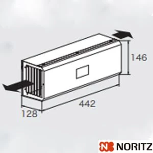 0710186 通販(卸価格)|ノーリツ 側方排気カバーS49ならプロストア