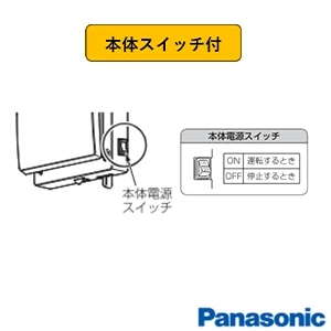 パナソニック FY-08PS9D-C パイプファン[居室用][給気専用形][インテリアパネル形][適用パイプφ100mm][8cmプロペラファン][手動式シャッター][ベージュ][速結端子付]