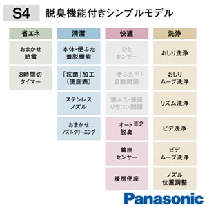 パナソニック XCH3014DWS New アラウーノＶ S4[床排水][排水芯305～510mm][手洗いなし]