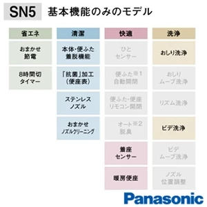 パナソニック XCH30A9DWS New アラウーノＶ SN5[床排水][排水芯305～510mm][手洗いなし]