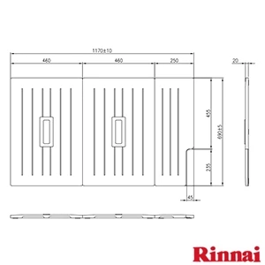 RTB-120SKR ホールインワン専用浴槽 フタ