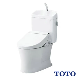 TOTO CS232B+SH233BA+TCF6553AK ピュアレストQR+ウォシュレットS2Aセット[床排水][排水芯200mm][手洗い付き]