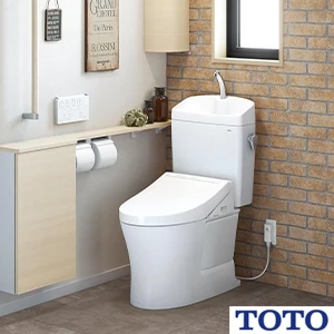 大特価コミコミプラン(商品+取付工事)】[CS232BM+SH233BA]TOTO 潔く 手洗あり・便座