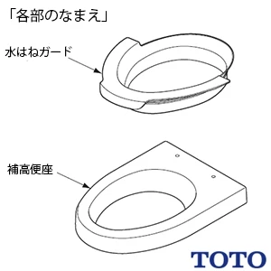 EWC440S 補高便座 レギュラーサイズ 補高50mm