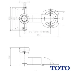 HH02048R 排水アジャスター 通販(卸価格)|TOTO トイレ・便器 部品ならプロストア ダイレクト