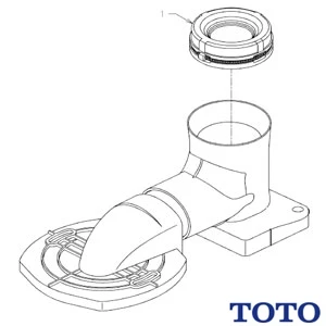 TOTO HH02058S 排水アジャスター腰掛式床置便器用床排水ソケット