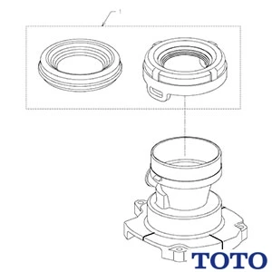 HH02064 TOTO 排水ソケットピュアレストQR・ピュアレストEX･GG800用の床排水ソケット