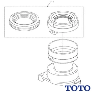 HH02079 TOTO 排水ソケットピュアレストQR・ピュアレストEX･GG800用の床排水ソケット