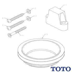 TOTO HH04029R 固定具類壁排水用