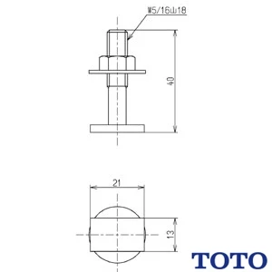 TOTO HH04049R 固定具類壁排水用