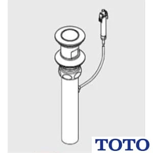 T7W27 洗面器用取り換え用ワンプッシュ式専用排水金具