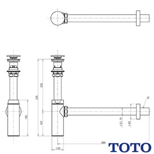 TOTO LSC704BAPNW ベッセル式洗面器・立水栓セット[壁給水][壁排水][ボトルトラップ 目皿仕様][幅450mm][奥行455mm][深さ120mm][容量3.0L]