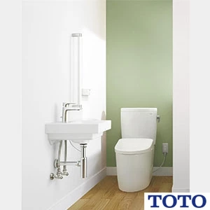 TOTO LSC721ABSNW ベッセル式洗面器・立水栓セット[床給水][床排水][目皿仕様][幅380mm][奥行380mm][深さ120mm][容量1.5L]