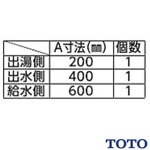 TOTO RHE686 連結管[パッキン付き]