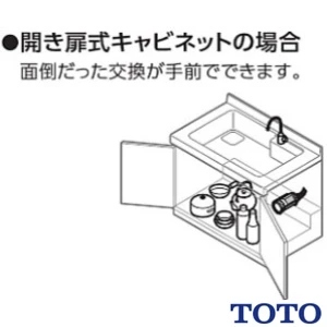 TOTO THD45 浄水カートリッジホルダー[横置き用]