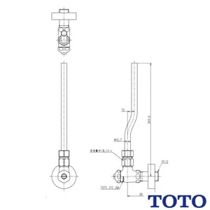 TOTO TL4CA1U アングル形止水栓