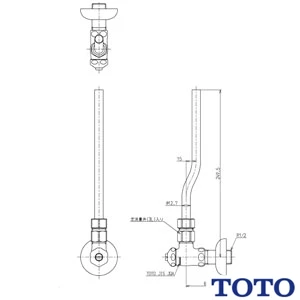 TOTO TL4CAU アングル形止水栓