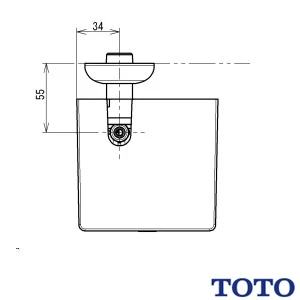 TOTO TLE03505JA 自動水栓機能部[自動水栓][単水栓][発電]