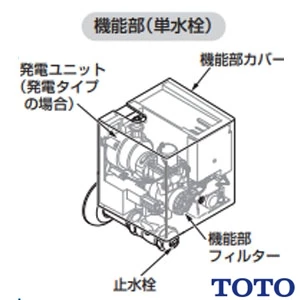 TOTO TLE03505JA 自動水栓機能部[自動水栓][単水栓][発電]