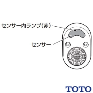 TOTO TLE38501JA 手洗器用自動水栓（単水栓、AC100V）[アクアオート][単水栓][コンパクト手洗器用][壁給水]