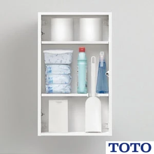 TOTO UYC09#NW1 トイレ キャビネット[トイレ周辺収納][ワイドタイプ(740mm定寸)][木質製][紙巻器付]