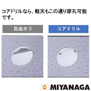 PCD95C ミヤナガ ドライモンドコアドリル（カッター） 刃先径95mm