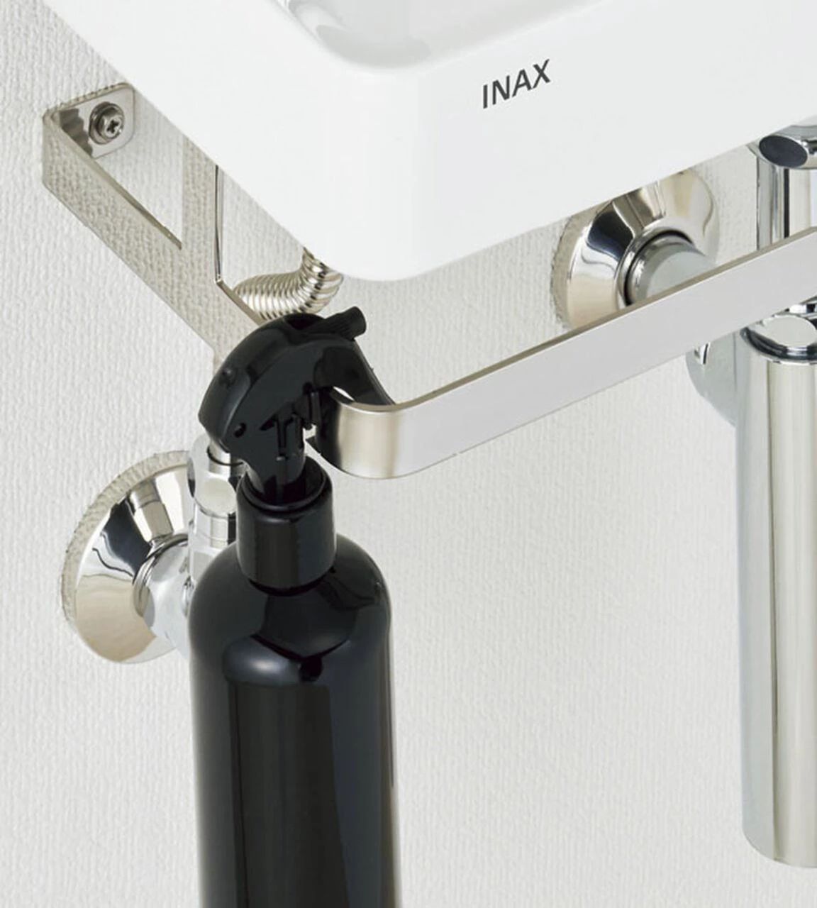 L-D102RC-W　LIXIL　INAX　オールインワン手洗　バックパネルあり　一般地　右仕様　壁給水・壁排水（Pトラップ） - 3
