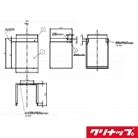 ZRYZZDBU60FKZ ステンレスデザインフード ballena（バジェーナ）用 上方排気用ダクトカバー