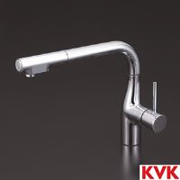 KM6101ECHS 通販(卸価格)|KVK シングルシャワー付混合栓(eレバー)なら