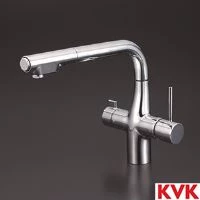 KVK KM6121ECHS ビルトイン浄水器用シングルシャワー付混合栓