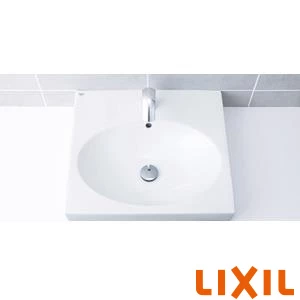 LIXIL(リクシル) YL-546ANC BW1 角形洗面器(ベッセル式)【アクアセラミック】