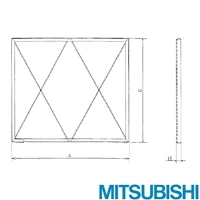 給排気グリル用フィルター