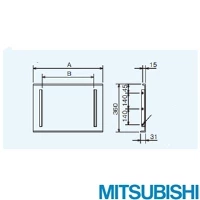 MK-12P2 エアーカーテン用化粧パネル