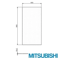 PSF-80 有圧換気扇用予備フィルター