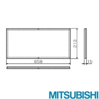 PT-220CF 単独加湿ユニット用予備フィルター