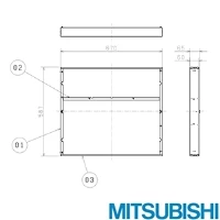 PZ-N350SLC ハ゜ネル高さ延長セット