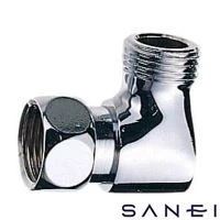 SANEI T721-13 ナット付ストリートエルボ