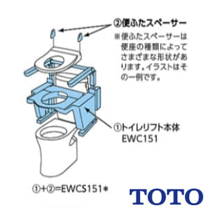 EWCS151K 通販(卸価格)|TOTO トイレリフトならプロストア ダイレクト