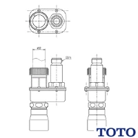 TOTO TH500D1 排水ソケット（先止め式電温用）