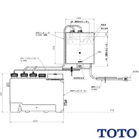 TLK01102JB 自動水石けん供給栓機能部（AC100V、2連、3Lタンク補給）