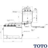 TLK01103JB 自動水石けん供給栓機能部（AC100V、3連、3Lタンク補給）